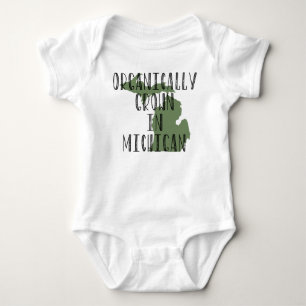 Organically Grown in Michigan Baby Bodysuit