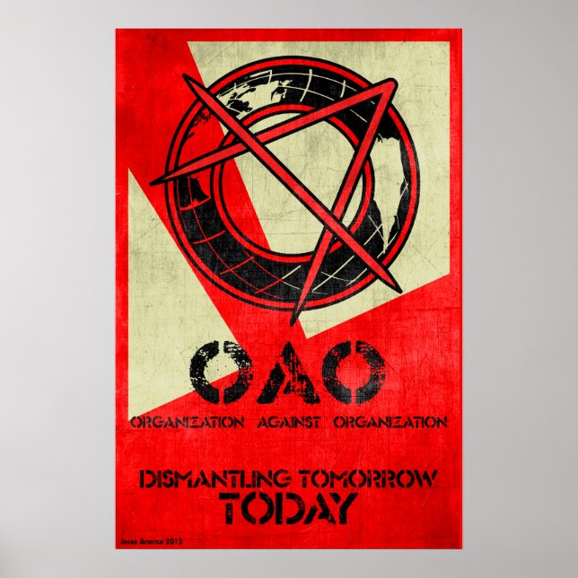 Organisation Against Organisation Poster (Front)
