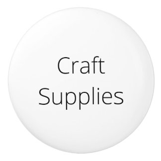 Organisation Decor, craft supplies Ceramic Knob