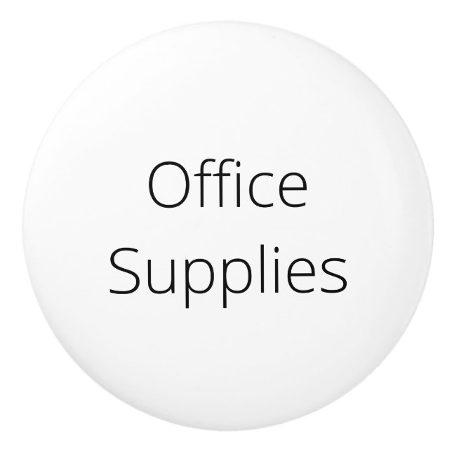 Organisation Decor, office supplies Ceramic Knob (Front)