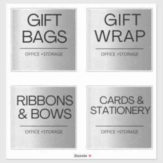 Organisation Silver Labels for Storage