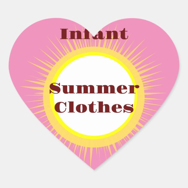  Organisation Storage Ideas Heart Sticker (Front)