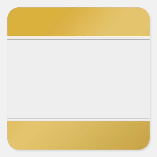 Organise Clean Labels One Colour Golden (Front)