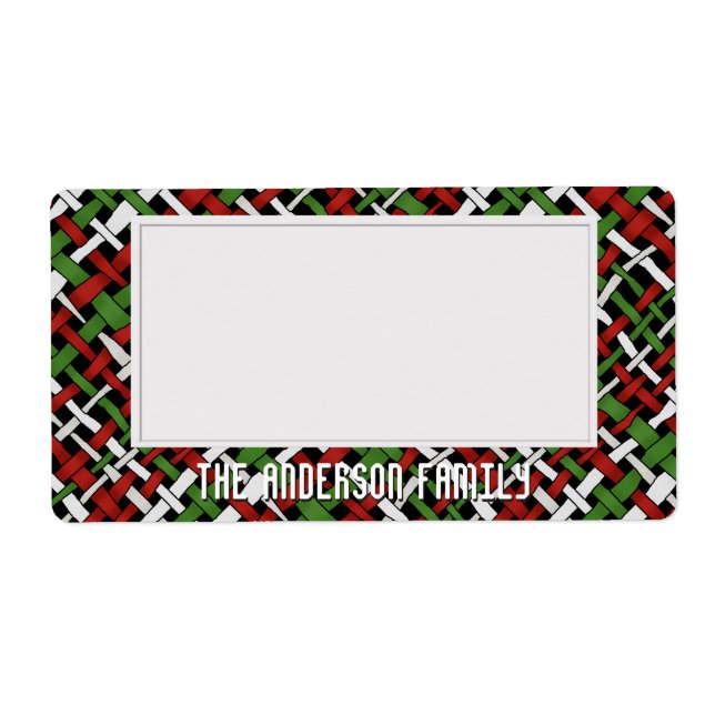 Organise Storage Sticky Green Red White (Front)