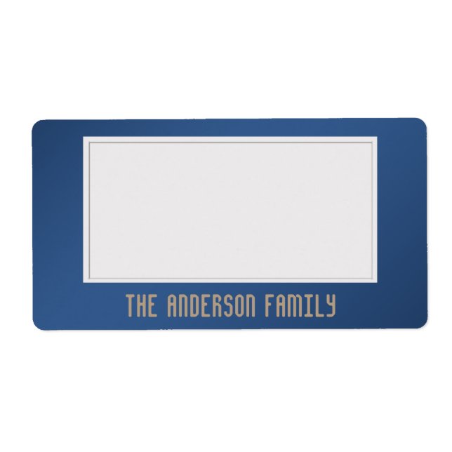 Organise Storage Sticky One Colour Blue (Front)