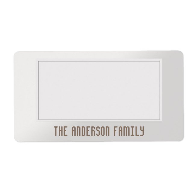 Organise Storage Sticky One Colour Silver (Front)