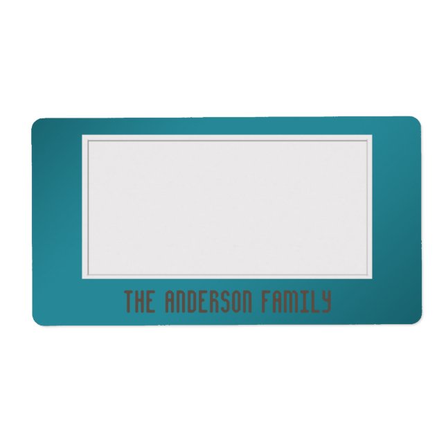 Organise Storage Sticky One Colour Teal (Front)
