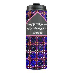 Organised Chaos Bold But Meaningless Pattern Ther Thermal Tumbler