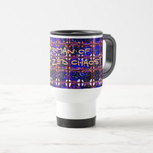 Organised Chaos Bold But Meaningless Pattern Trave Travel Mug