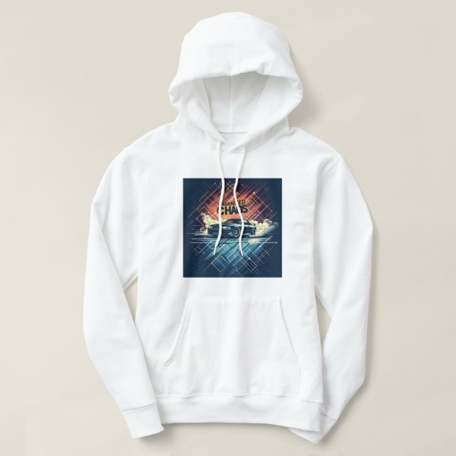 Organised chaos- Drifting Hoodie (Design Front)