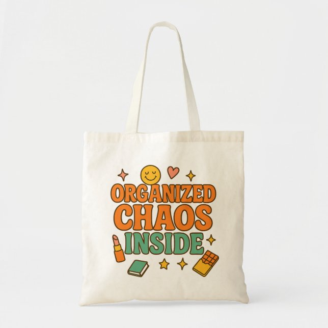 Organised Chaos Inside Tote Bag (Front)