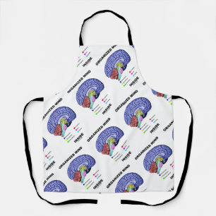 Organised Mind Inside Anatomical Brain Humour Apron