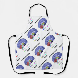 Organised Mind Inside Anatomical Brain Humour Apron