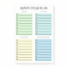 Organised Things to Do Blue Green Yellow