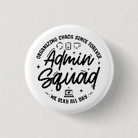 Organising Chaos Funny Quote Admin Prof Day Squad