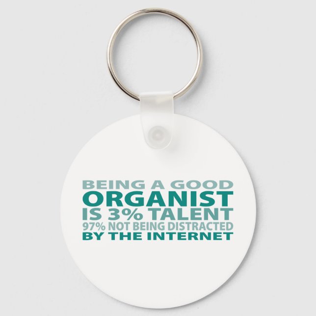 Organist 3% Talent Key Ring (Front)