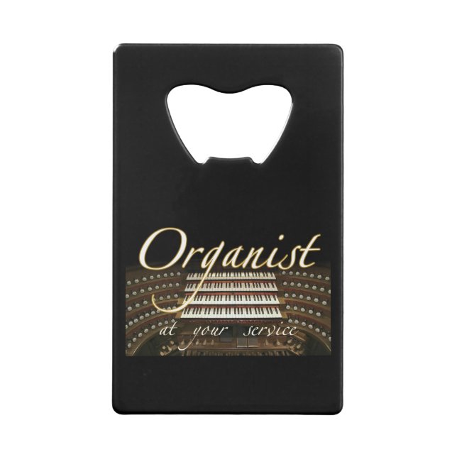 Organist at your service bottle opener (Back)