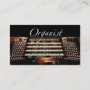 Organist at your service business card #2
