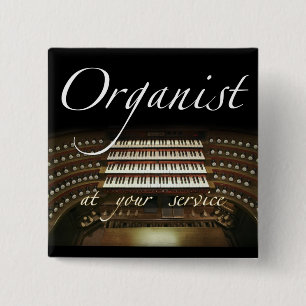 Organist at your service button
