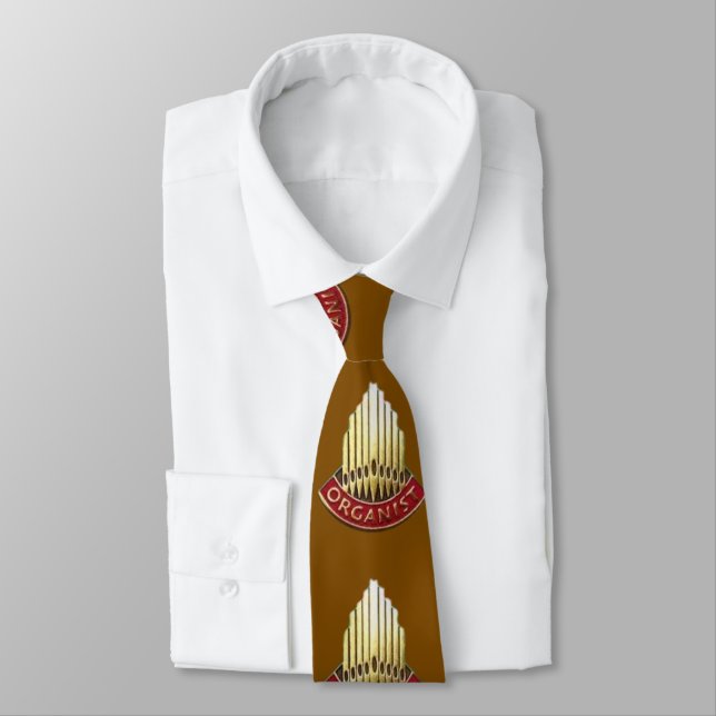 Organist Brown Tie (Tied)