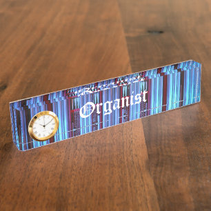 Organist Nameplate