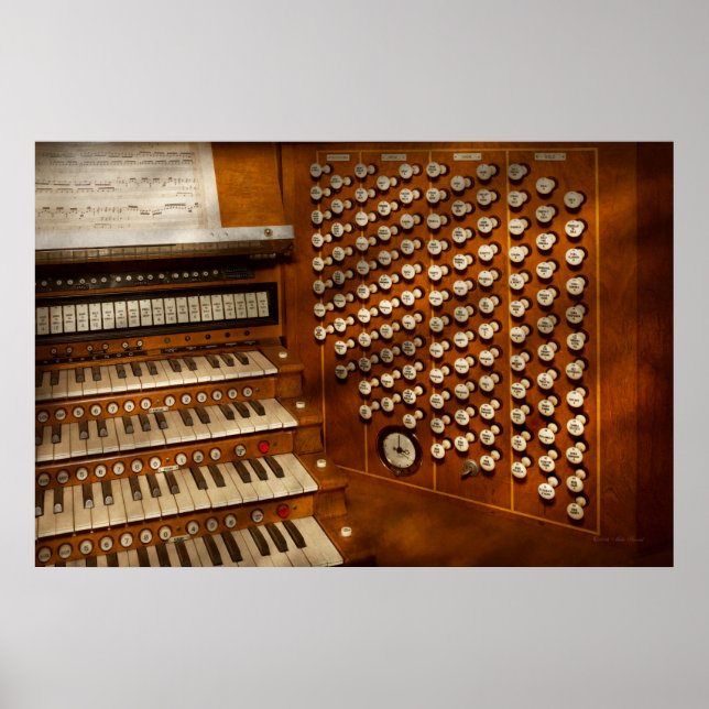 Organist - Ready at the controls Poster (Front)