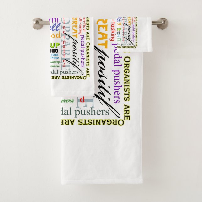 Organists are Everything Bath Towel Set (Insitu)