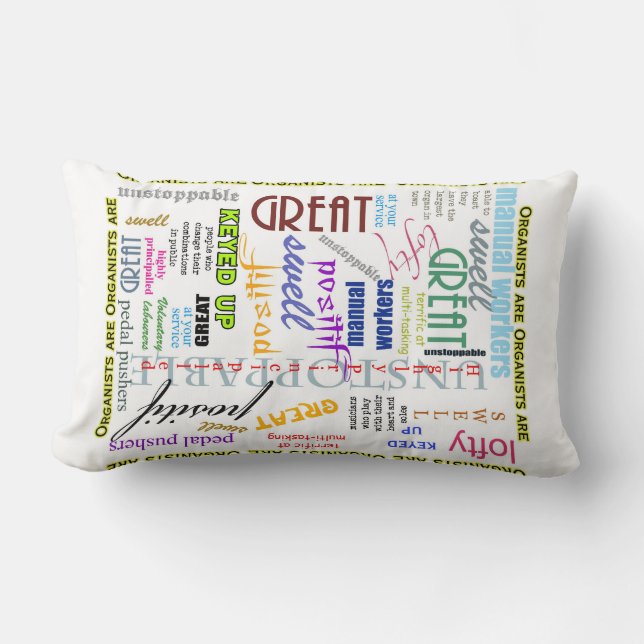 Organists are everything cushion (Front)