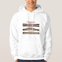 Organists are Great fleece hoodie