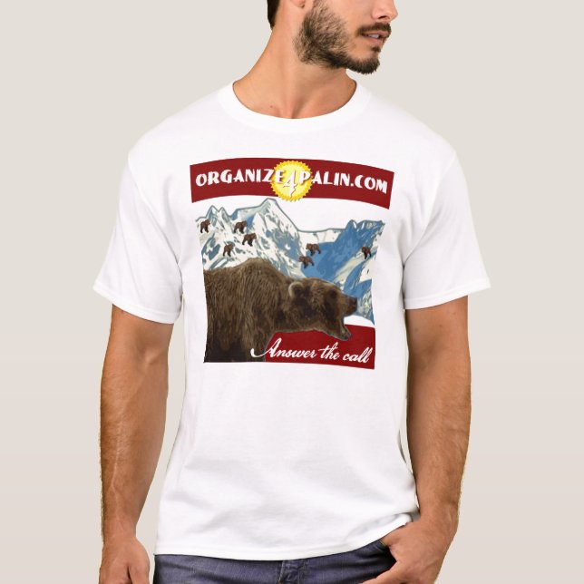 Organize4Palin.com Official T-shirt (Front)