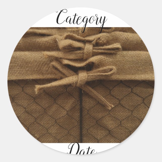 ORGANIZE! Basket Labels (Front)