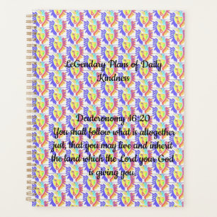 Organize with Purpose -LK Deut 16:20 Daily Planner