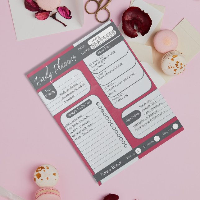 Organize with Style | Bold Tear-Away Planner Notepad (Creator Uploaded)