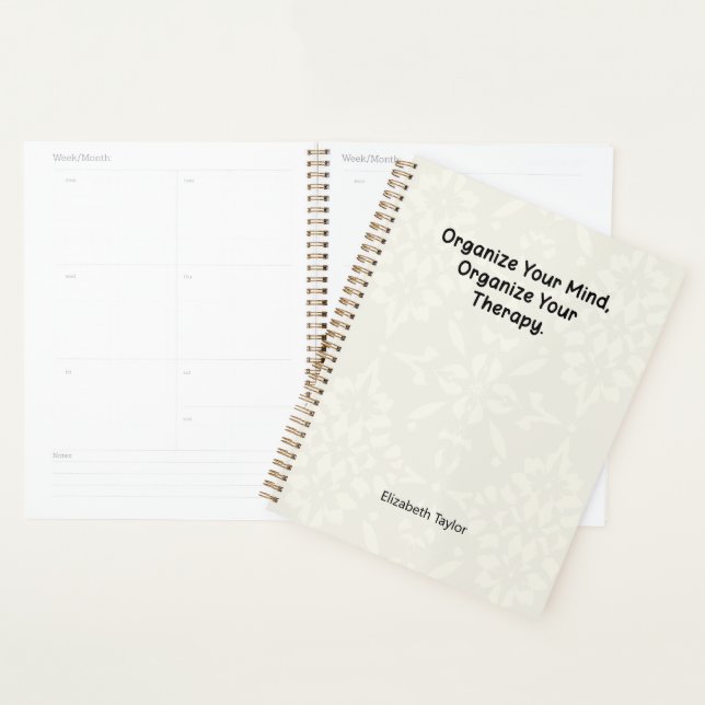 Organize Your Mind, Organize Your Therapy Planner (Display)