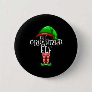 Organized Elf Group Matching Family Christmas 6 Cm Round Badge