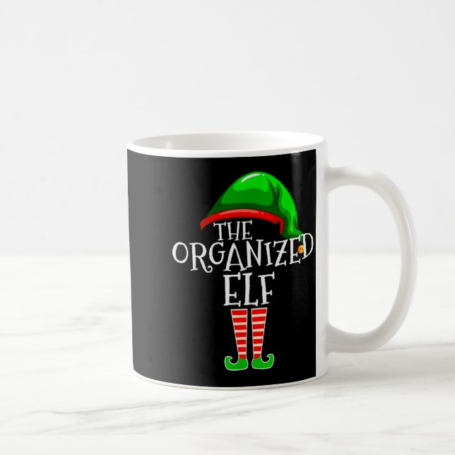 Organized Elf Group Matching Family Christmas  Coffee Mug (Right)