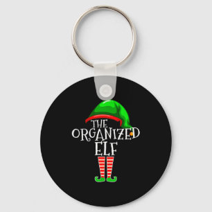 Organized Elf Group Matching Family Christmas Key Ring