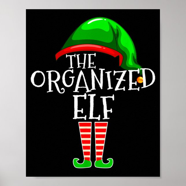 Organized Elf Group Matching Family Christmas  Poster (Front)