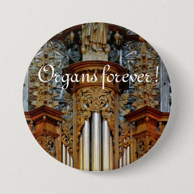 Organs forever! Rodez Cathedral button (Front)