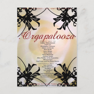 .Orgapalooza - Postcard
