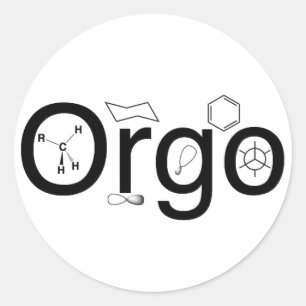 orgo chair Sticker