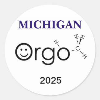 orgo smile Sticker