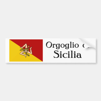 Orgoglio di Sicilia Bumper Sticker