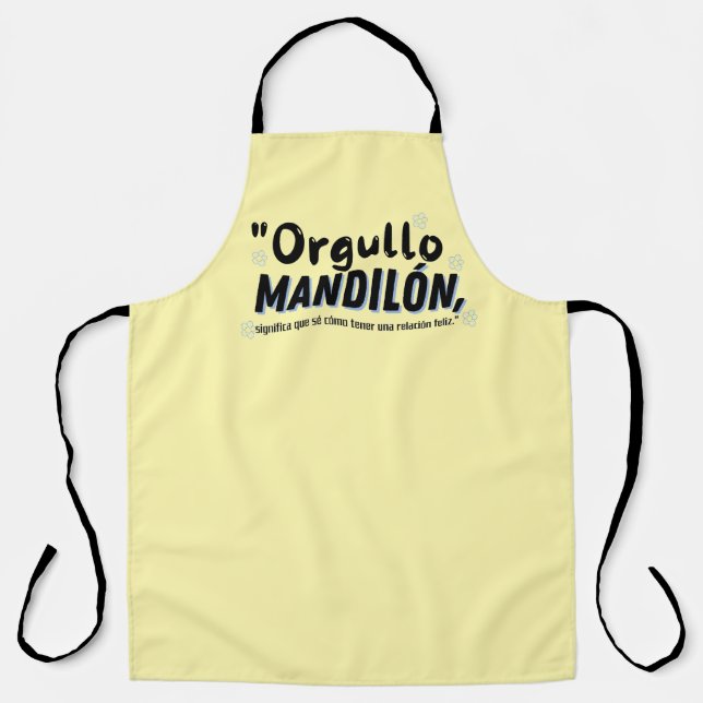 orgullo mandilon apron (Front)