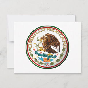 Orgullo Mexicano (Eagle from Mexican Flag) Invitation