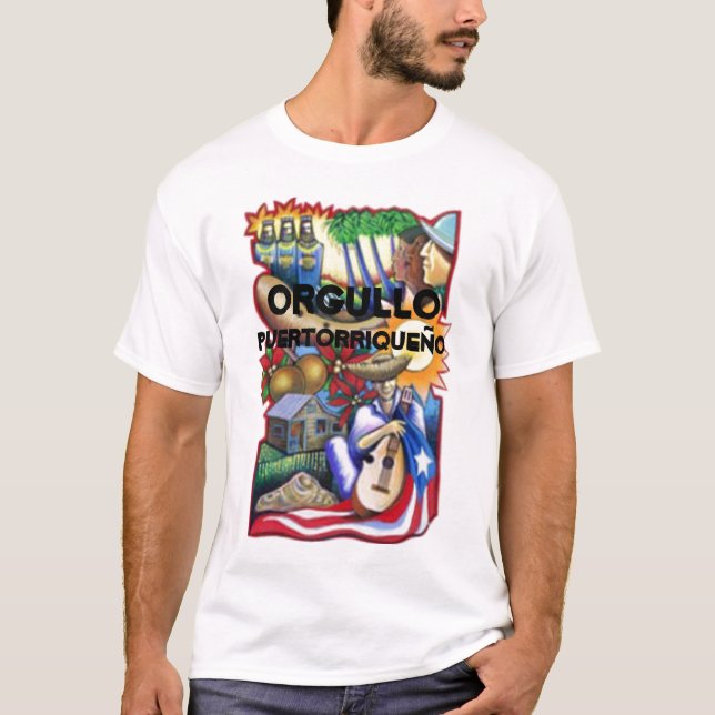 Orgullo Puertorriqueño T-Shirt (Front)