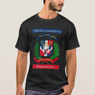 Orgullosamente Dominicana Dominican Flag T-Shirt