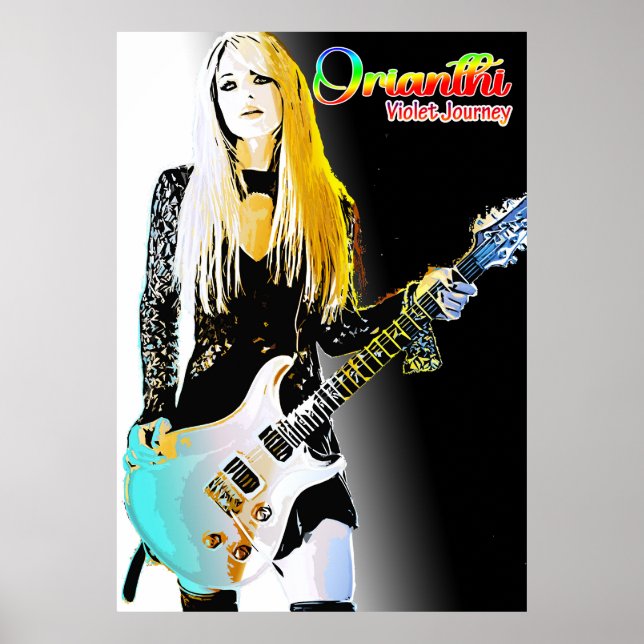 Orianthi Violet Journey Album Cover Poster (Front)