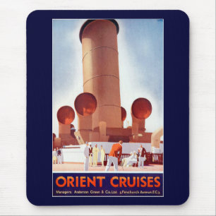 Orient Cruises Big Funnel Mouse Mat