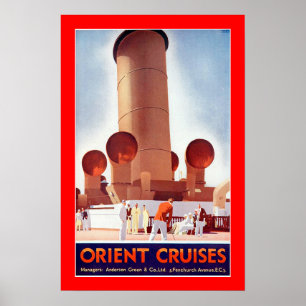 Orient Cruises Big Funnel Poster